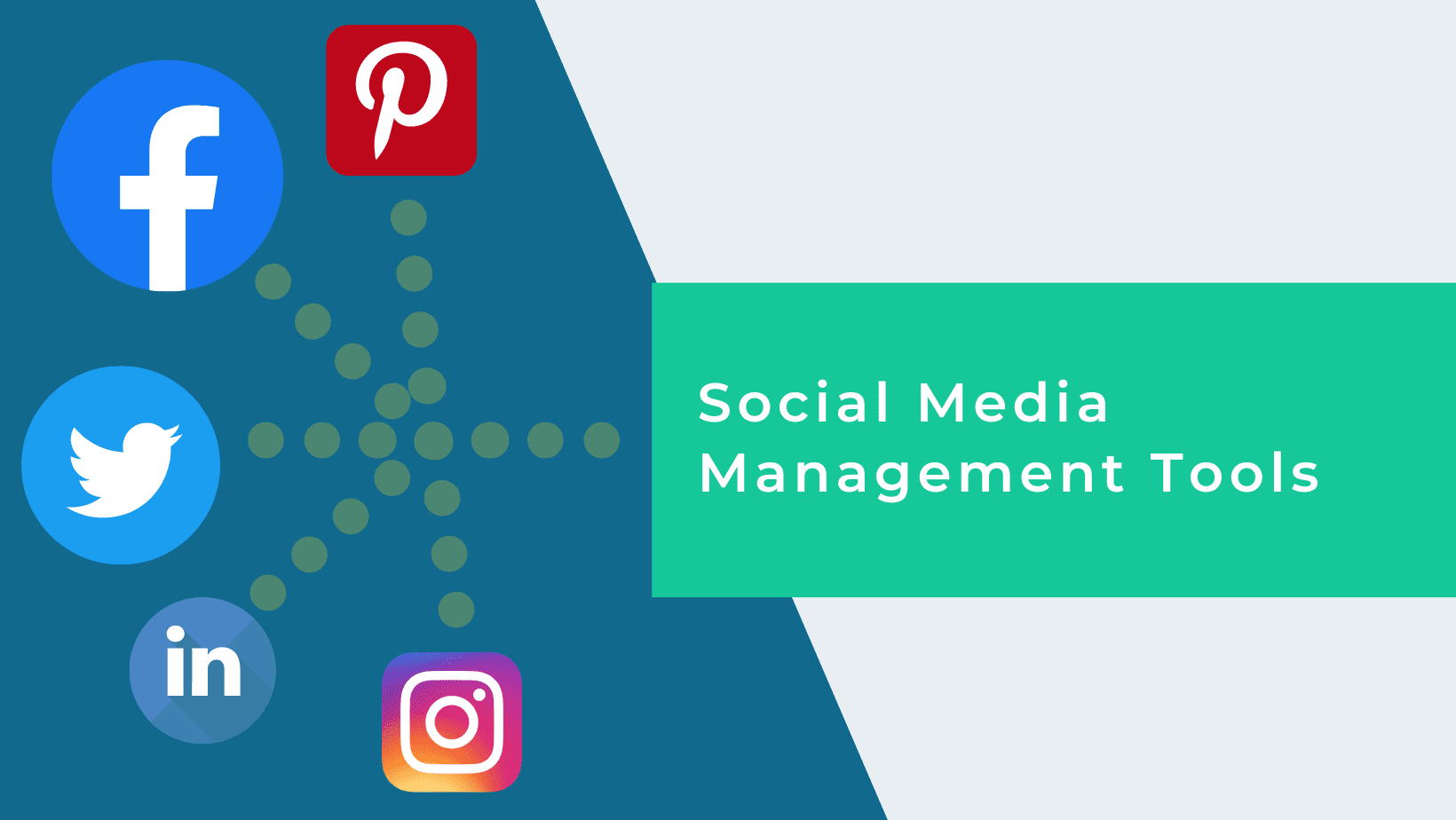 Featured image for the best social media management tools with social media logos