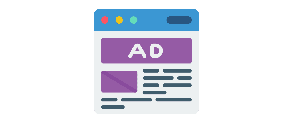 Display ads as one of the ways on how to monetize a website