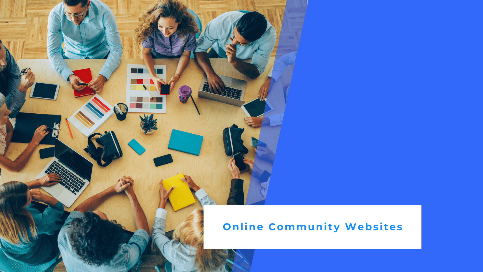Online community gathering